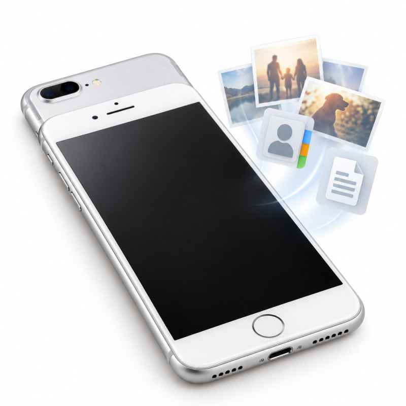 iPhone 8 Plus Datenrettung in Regensburg bei IT-Lehner – Symbolbild für Fotos und Kontakte